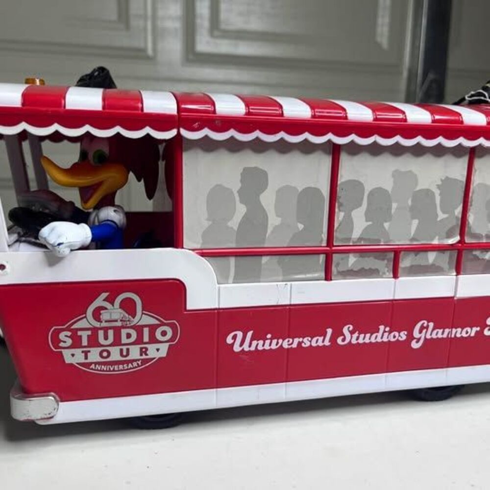 Universal Studios 60th Anniversary Glamor Tram Popcorn Bucket